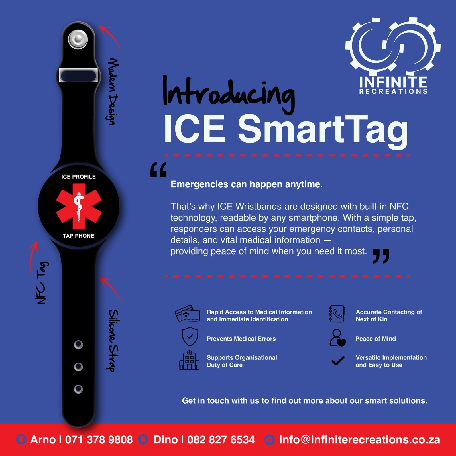 ICE SmartTag Wristband - Image 3