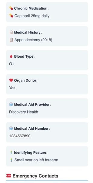 Sample Profile 2